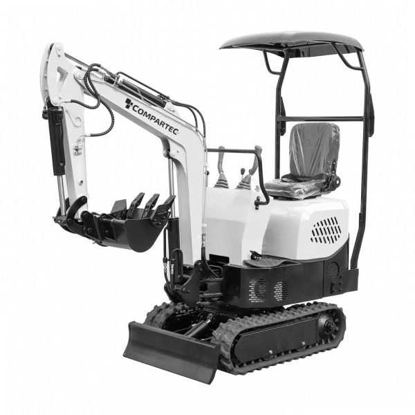Mini-pelle "Bobmaster Pro" - diesel, 890 kg avec bras articulé + kit de godet