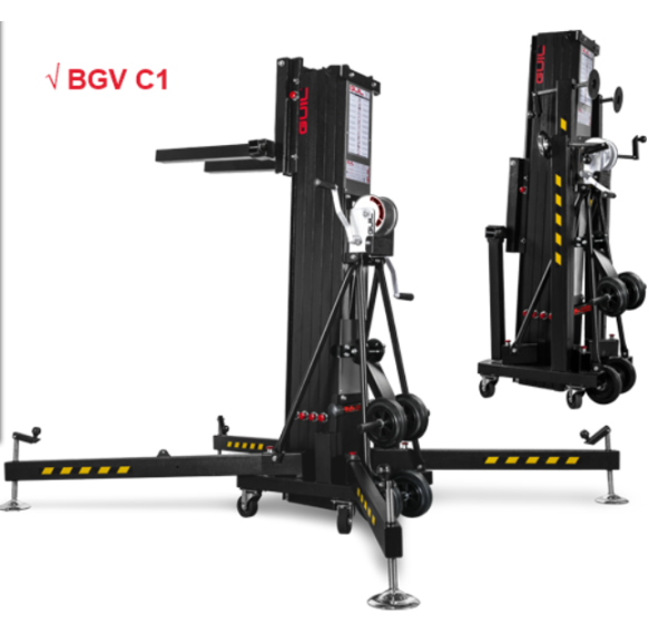 Pied de levage ULK 800/ 800 XL - capacité de charge de 350 kg, levée de 8000 mm