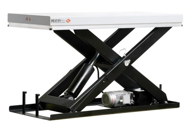 Table élévatrice à ciseaux fixes galvanisée 2000 kg jusqu'à 1450 mm, Saxlift TB2000